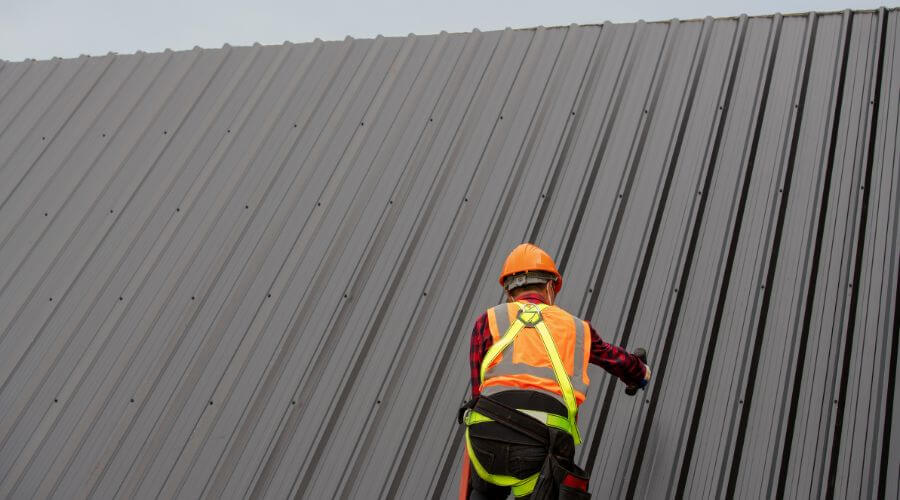 Professional metal roof installation services in Medina, ND